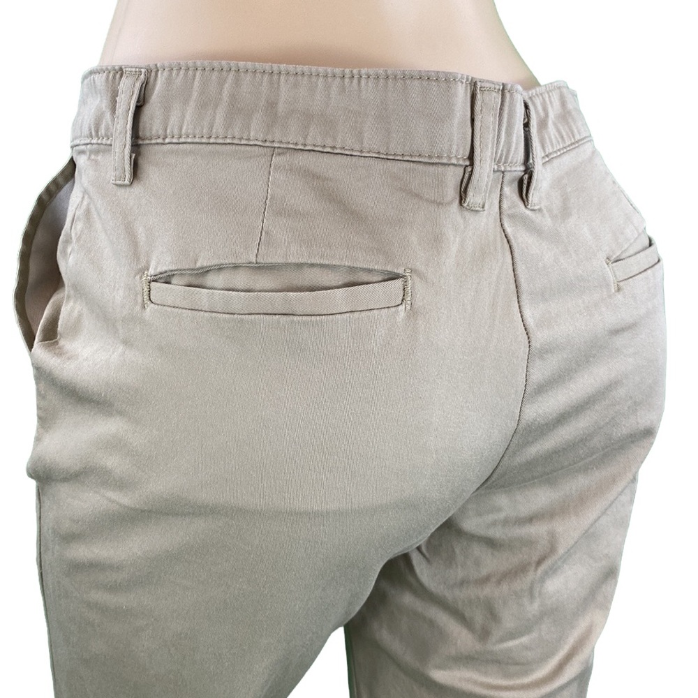 Dickies Women Petite Khaki Slim Bootcut Pants - Picture 10 of 15
